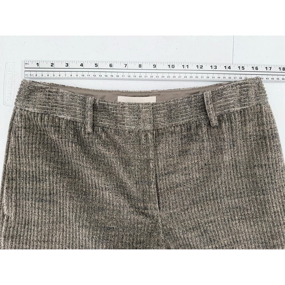 NWT Lafayette 148 New York Black/Gray Corduroy Wide Leg Pants Size 8 - Picture 13 of 14